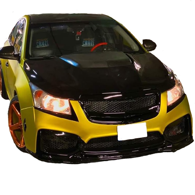 Chevrolet Cruze M3 Ön Tampon + M3 Ön Lip Boyasız (Plastik) - Görsel 2