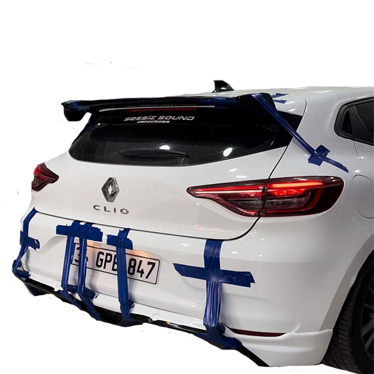 Renault Clio 5 Uyumlu Üniversal Plastik Spoiler - Görsel 4