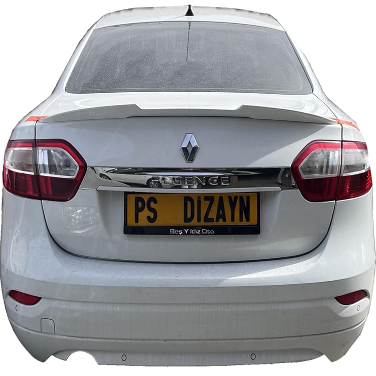 Renault Fluence ( 2010 - 2016 ) Plastik Spoiler - Görsel 2