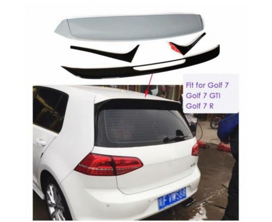Volkswagen Golf 7 - 7.5 (2012 Sonrası) GTI Spoiler 4 Parça (Plastik)