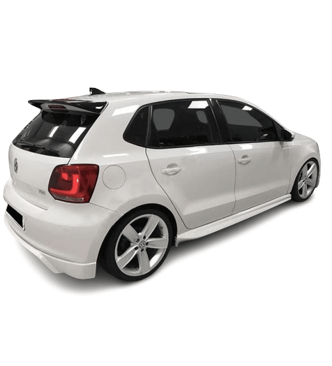 Volkswagen Polo (2010 - 2017) Arası Aero Yan Marşpiyel Seti (Plastik)