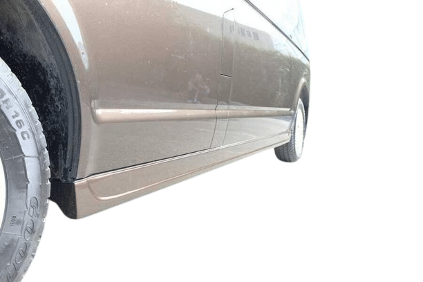 Volkswagen Transporter - (2003 - 2021) Uzun Şase Custom Style Yan Marşpiyel Seti (Plastik) - Görsel 4