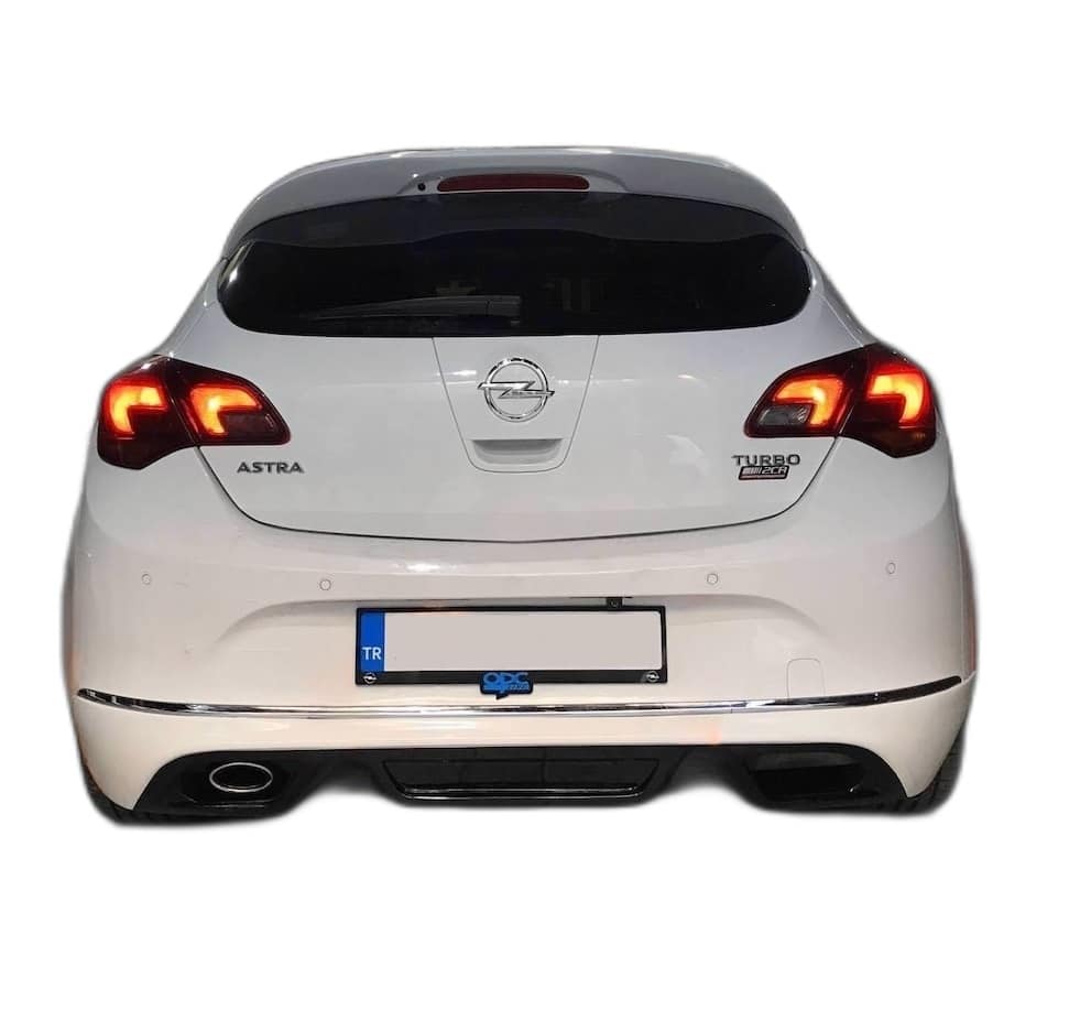 Opel Astra J Makyajlı (2013 - 2015) Custom Style Arka Ek (Plastik)