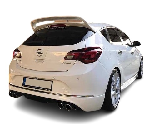 Opel Astra J Makyajlı (2013 - 2015) Custom Style Arka Ek (Plastik) - Görsel 4