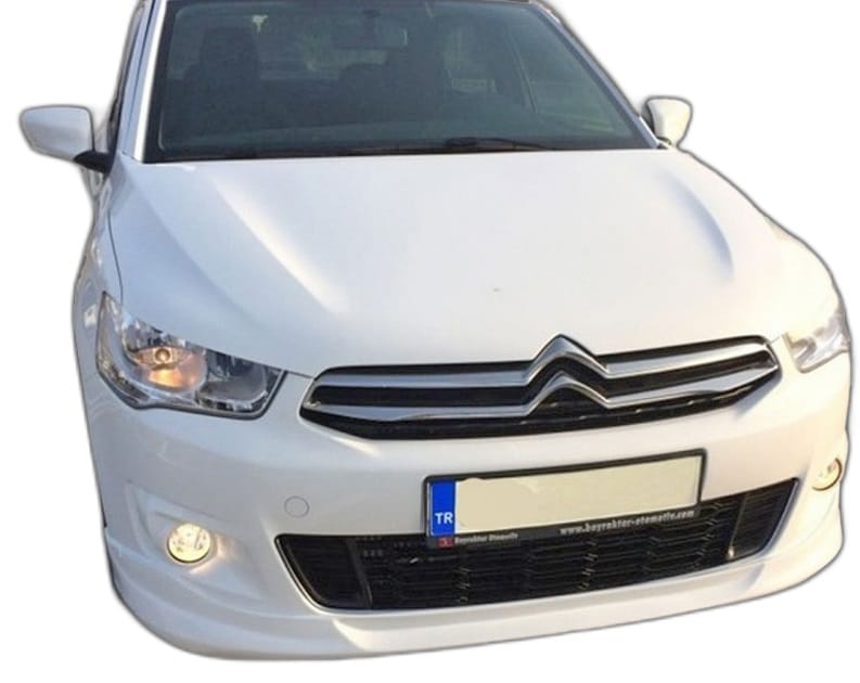 Citroen C Elysee Makyajsız (2012 - 2016) Custom Style Ön Ek (Plastik) - Görsel 2