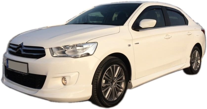 Citroen C Elysee Makyajsız (2012 - 2016) Custom Style Ön Ek (Plastik) - Görsel 3