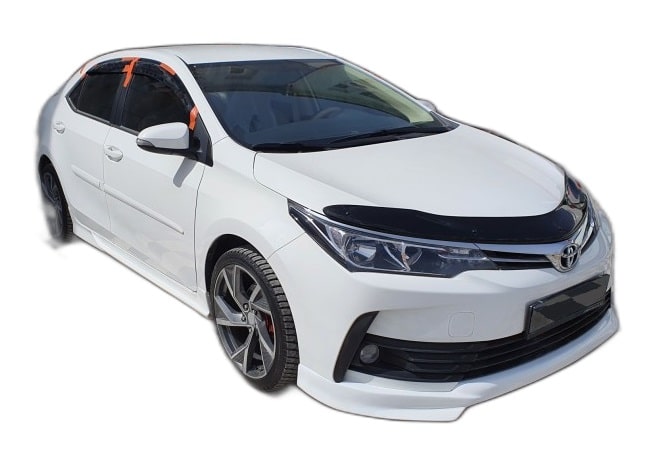 Toyota Corolla (2012-2018) Custom Yan Marşpiyel Seti (Plastik) - Görsel 2