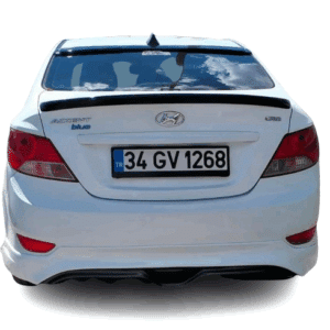 Hyundai Accent Blue  (2011-2019)  Arka Tampon - Eki (Plastik)