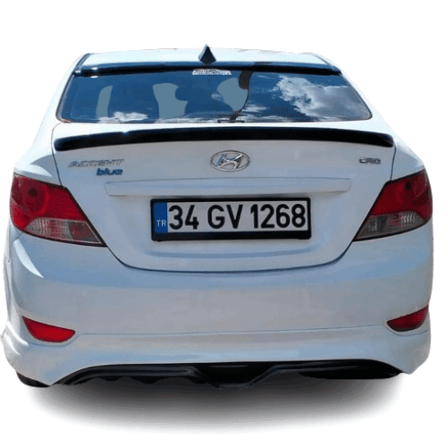 Hyundai Accent Blue (2011-2019) Arka Tampon – Eki (Plastik)