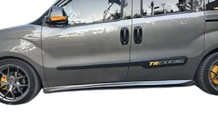 Fiat Doblo D3 D4 (2010 - 2021) Yan Marşpiyel Seti (Plastik)