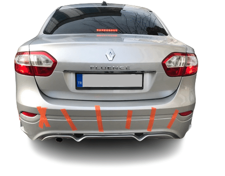 Renault Fluence (2010-2016) Arka Tampon Ek (Plastik) - Görsel 2