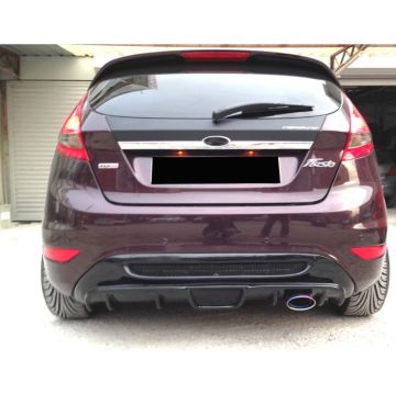 Ford Fiesta (2009-2016) Izgaralı Arka Tampon Eki - Difüzör (Plastik) - Görsel 2