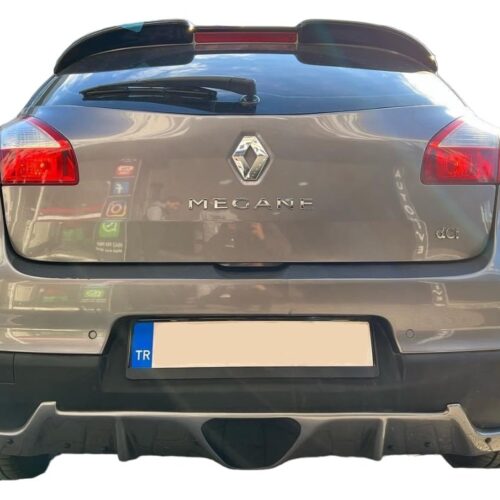 Megane 3 Hb 5 Kapı (2008-2016) Rs Style Difüzör (Plastik)