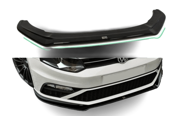 Vw Polo Mk5 6C Gtı (2014 - 2017) Maxton Style Ön Lip (Plastik) - Görsel 3