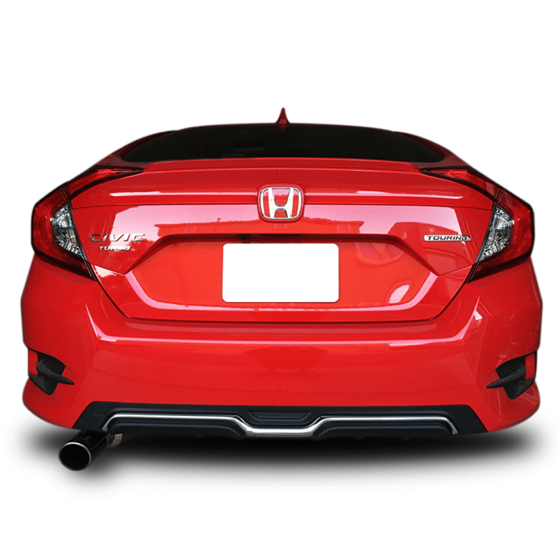 Honda Civic FC5 Sedan (2015-2018) Modulo Arka Tampon Eki - Difüzör (Plastik) - Görsel 2
