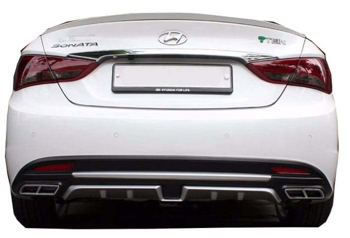 Hyundai Elentra 2012 - 2016 Arka Tampon Eki - Difüzör (Plastik)