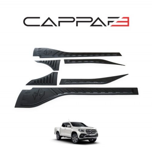 Mercedes X-Class 2017- Yılı ve Sonrası Uyumlu Yarasa Kapı Kaplama 6 Parça