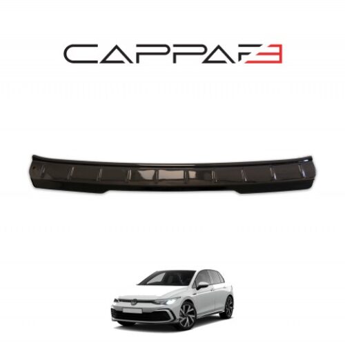 Volkswagen Golf 8 2021- Yılı ve Sonrası Uyumlu Arka Tampon Eşiği Parlak